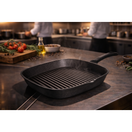 Poêle à griller - Nervurée - Fonte - G-Line