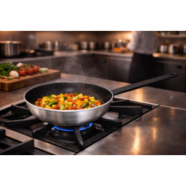 Poêle à frire - Téflon - 2,6 litres - Aluminium - Ø 24 x H 6,5 cm - G-Line