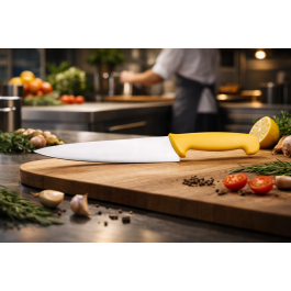Couteau de chef - HACCP - Manche jaune - L 21 CM - G-Line