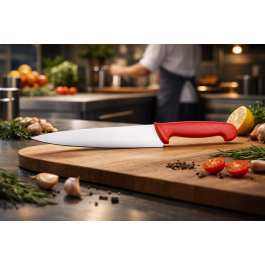 Couteau de chef - HACCP - Manche rouge - L 21 CM - G-Line