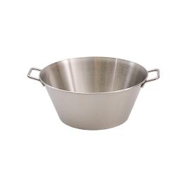 Bol à mélanger - Avec poignée - 21 L - acier inoxydable - Ø 45 CM - G-Line