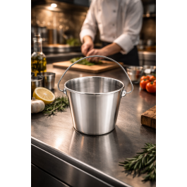 Seau Mini - 0,9 litre - inox - Ø 12 x H 12 CM - G-Line