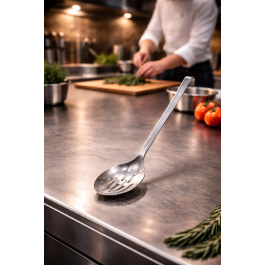 Cuillère de service - Perforée - acier inoxydable - L 40 CM - G-Line
