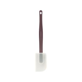 Spatule droite en silicone marron, 25 cm, style G-Line.