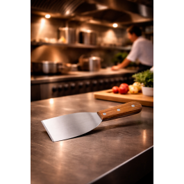 Couteau à assiette - Manche en bois - Silver - L 21.5 CM - G-Line