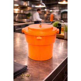 Centrifugeuse à salade - Compatible lave-vaisselle - 19 litres - Orange - G-Line