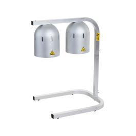 Pont chauffant - 1/1 GN - 2 lampes - Silver - Aluminium - 500 W - G-Line