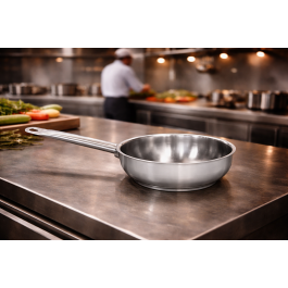 Sauteuse - Sans couvercle - 1,2 litre - Acier inoxydable - Ø 20 x H 6,5 cm - G-Line
