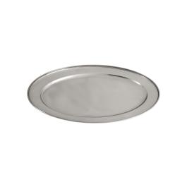 Plat - Ovale - acier inoxydable - L 49,8 x P 34,6 CM - G-Line