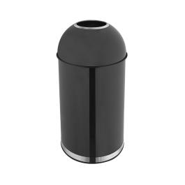 Poubelle - 50 litres - Noir mat - Acier inoxydable - G-Line
