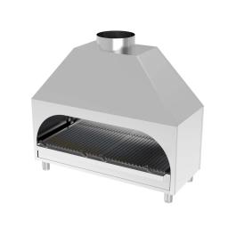 Houtskoolgrill - Tafelmodel - RVS - H 120 x B 130 x D 53 CM - G-Line