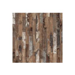 Plateau de table carré Maracaibo Dunkel en mélamine, L 70 x P 70 cm, collection G-Line