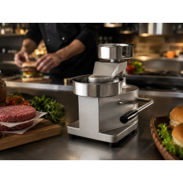 Presse à hamburger - acier inoxydable/aluminium - Ø 10 CM - G-Line