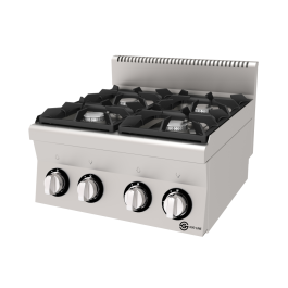 Kooktafel - 4 Pits - Gas - B 60 CM - Heavy Duty - G600 Line - G-Line