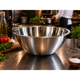 Bol à frire - Modèle profond - 2.3 L - acier inoxydable - Ø 24 CM - G-Line