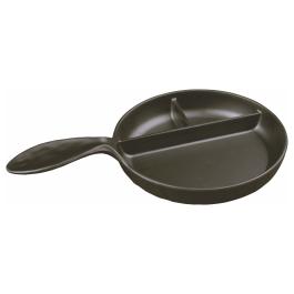 Serveerpan - 3 Vaks - Melamine - Ø 19.7 CM - Zwart - G-Line
