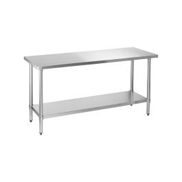 RVS Werktafel - Demontabel - Met onderschap - G-Line