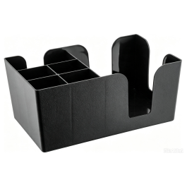 Bar Caddy - 6-Delig - Kunststof - Zwart - G-Line