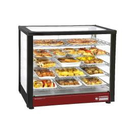 Vitrine chauffante - 5 Niveaux - H 64 x 78 x 49 CM - Noir - Diamant - HSD5-B2