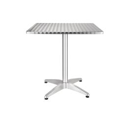 Table - H 72 x 70 x 70 CM - Inox/Aluminium - Bolero - CG834