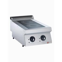 Cuisinière - Induction - 2 Zones - 2 x 3,5kW - Modèle de table - Diamant - E17/2ID4T-N