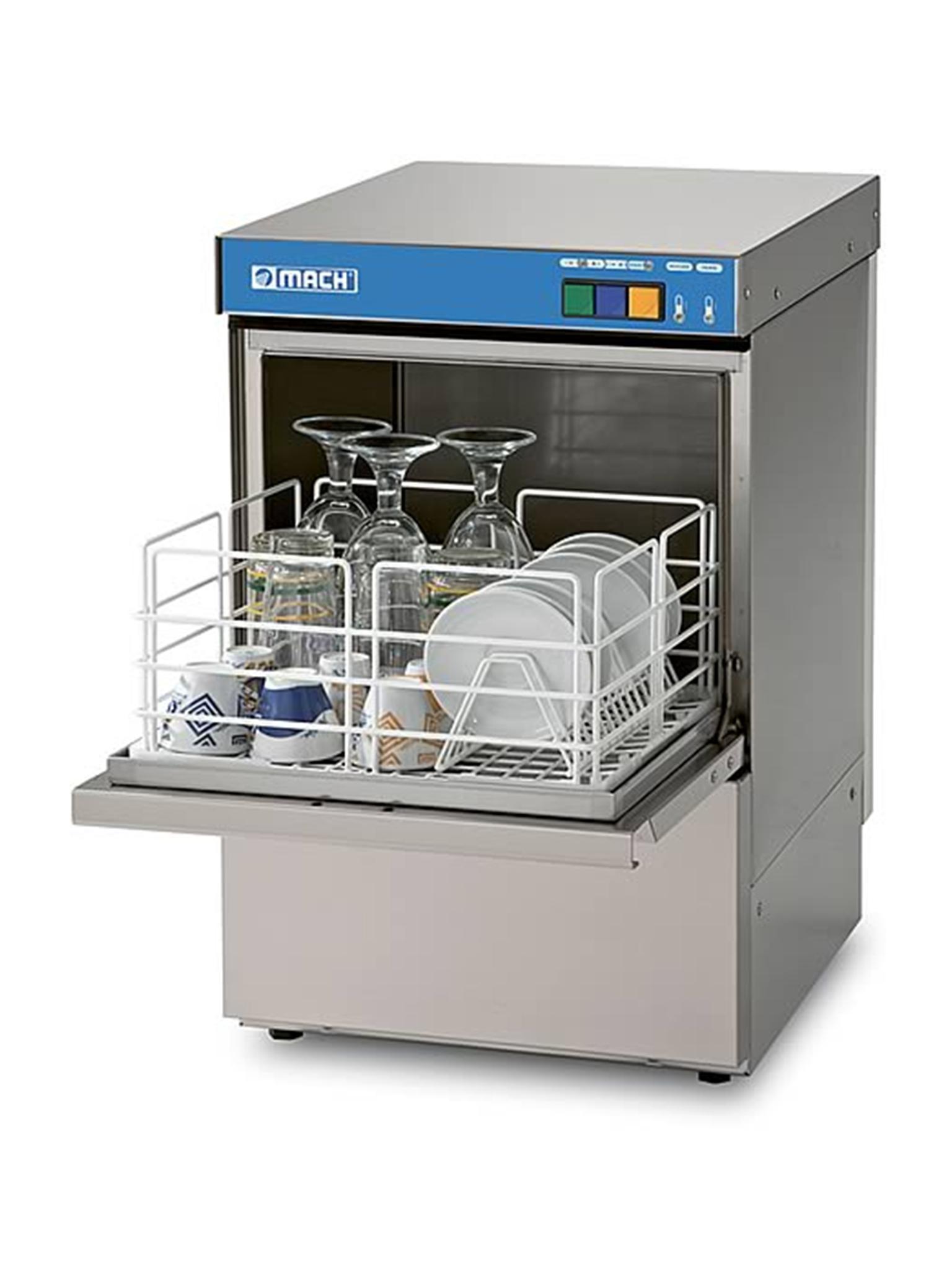 High Rincer Machine Mach TG/510 - 24 cycles p/h - machine à rincer le verre - Goos Horeca