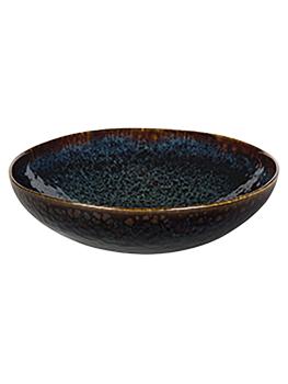 Plaque profonde - Ø22 CM - 6 Pièces - Pétrole - Palmer - Excentrique - 529362