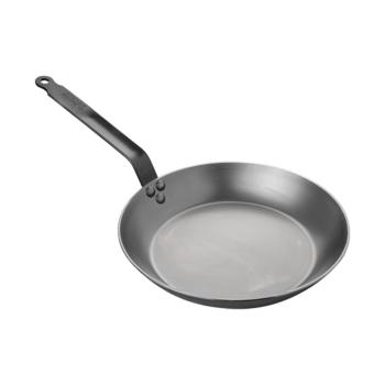 Poêle lyonnaise - H 4 CM - 2,1 KG - Ø27 CM - Tôle d'acier - Acheteur - 001006