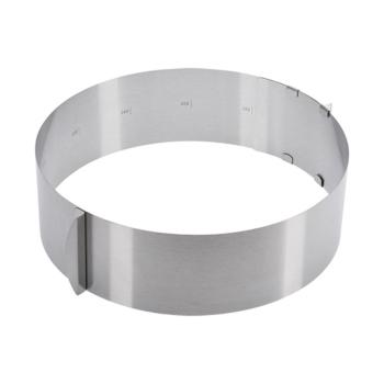 Anneau à gâteau - H 8,5 CM - 0,319 KG - Ø30 CM - inox - Westmark - 016029