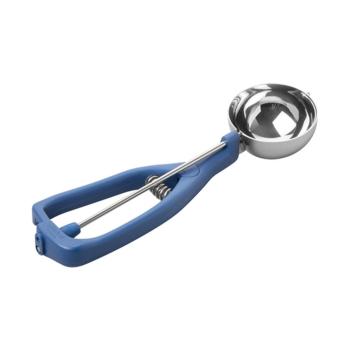 Cuillère à glace - 0.175 KG - Ø6.7 CM - acier inoxydable 18/10 - Bleu - 0.012 Litre - Stöckel - 040212