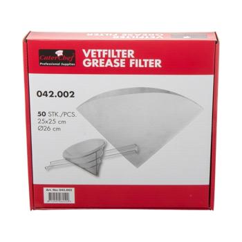 Filtre à graisse - 0,306 KG - +0°C / +230°C - RoyalPaper - 042002