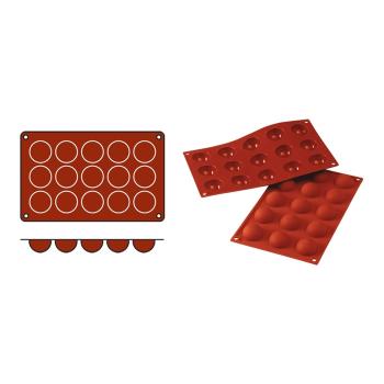 Tapis de cuisson - 0,2 KG - Silicone - Rouge - 0,02 Litre - -60°C / +230°C - Silikomart - 070051