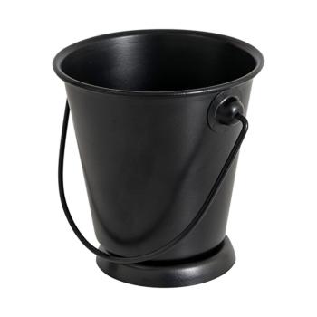 Seau de service - H 9,5 CM - 0,129 KG - Ø9 CM - Métal - Noir - Trenton International - 125251