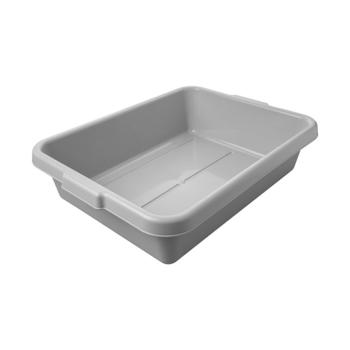 Poubelle - H 13 x 55 x 40 CM - 0,75 KG - Polythène - Gris - 25 litres - 305099