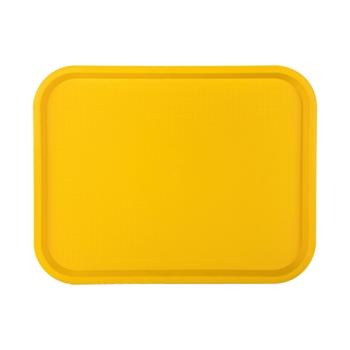 Plateau - H 2 x 35 x 27 CM - 0,28 KG - Polypropylène - Jaune - Caterchef - 430153