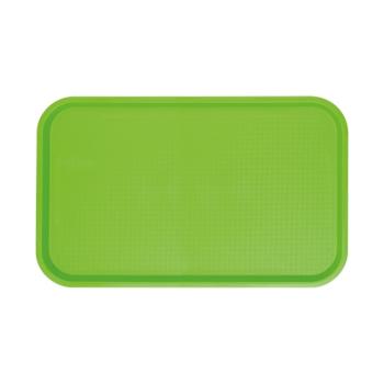 Plateau - 1/1 GN - H 2 x 53 x 32,5 CM - Polypropylène - Vert - Caterchef - 430174