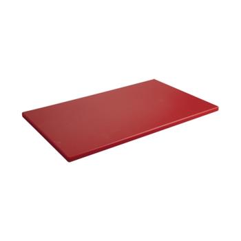 Lame de coupe - 50 x 30 CM - 2,14 KG - Polyéthylène - Rouge - Caterchef - 882215