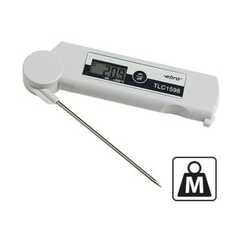 Jauge de Température à Coeur - H 1.8 x 4.4 CM - 0.07 KG - 15.8 CM - Acrylonitrile-Butadiène-Styrène (Abs) - -50°C / +200°C - Ebro - 926002
