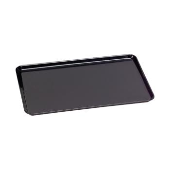 Plat - H 1,7 x 19 x 15 CM - 0,2 KG - Mélamine - Noir - WACA - 937640