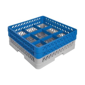 Panier bécher - H 18 x 50 x 50 CM - 0,01 KG - Polypropylène - Panier bécher - CaterRacks - CR0912