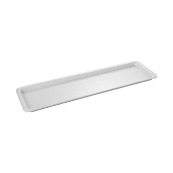 Bac gastronorme - GN 2/4 - H 2 x 53 x 16,2 CM - Mélamine - Blanc - -20°C / +120°C - 060326