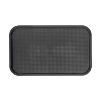 Plateau - 1/1 GN - H 2 x 52 x 32,5 CM - Polypropylène - Noir - Caterchef - 430175