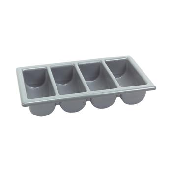 Range-couverts - 1/1 GN - H 10 x 53 x 32,5 CM - - Gris - 850001