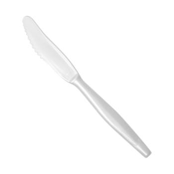 Couteau de table - 0,01 KG - 19 CM - Styrène-Acrylonitrile (San) - Blanc - WACA - 937153