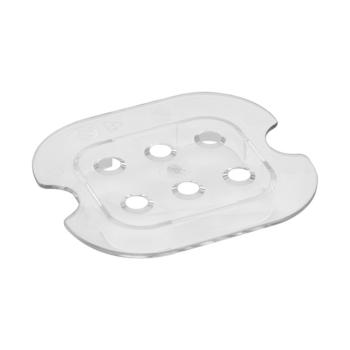 Grille d'égouttage - 1/6 GN - Polycarbonate - Transparent - -100°C / +100°C - Caterchef - 953067