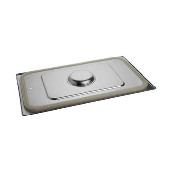Couvercle Gastronorme - 1/1 GN - 53 x 32,5 CM - Inox - Avec Bord Silicone - Caterchef - 953515