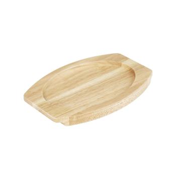 Assiette - Noir - Bois d'hévéa - H 16,4 x L 1,9 CM - Olympia