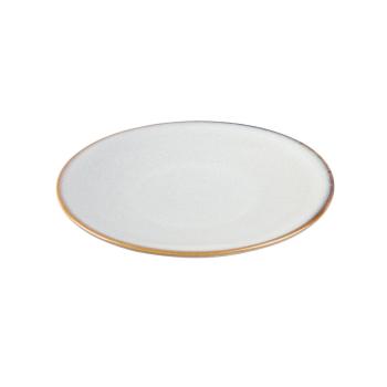 Assiette - 6 pièces - Gris - Porcelaine - Ø 23 x H 2.7 CM - Olympia