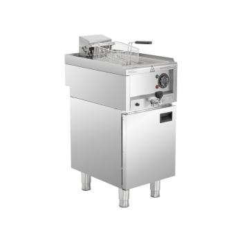 Friteuse - 8 L - Argent - 400V - Buffalo