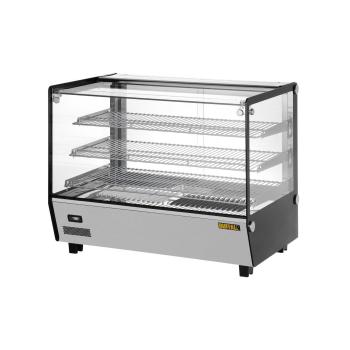 Présentoir chauffant - Noir - acier inoxydable - 220-240V - Buffalo